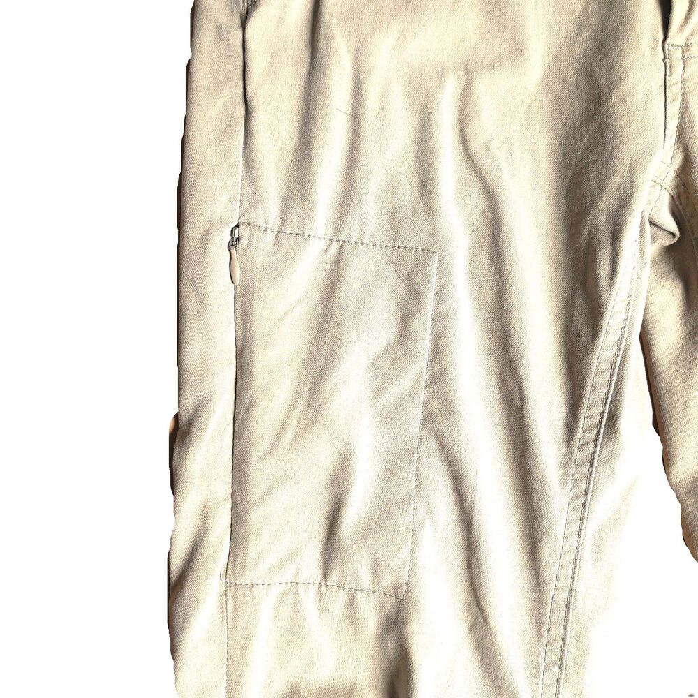 prAna Hiking Pants Size 4 Khaki Nylon Stretch Outdoor Casual Utility - Picture 7 of 10
